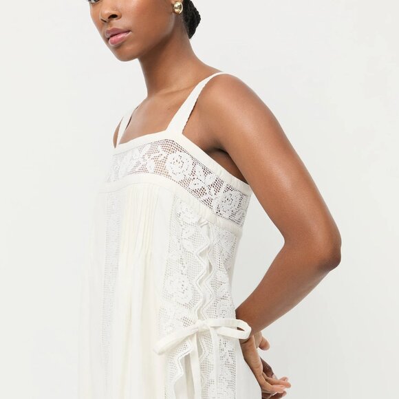 Poppy Lace Trim Dress Size 00 - Picture 4 of 8